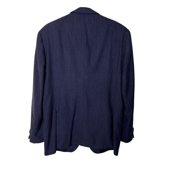Hugo Boss Men's Blazer Made In Romania Silk Linen Wool Blend Navy Size 40R - Picture 7 of 11